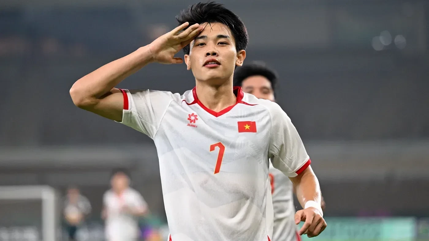 Nguyễn Đình Bắc trong màu áo U23 Việt Nam năm 2026